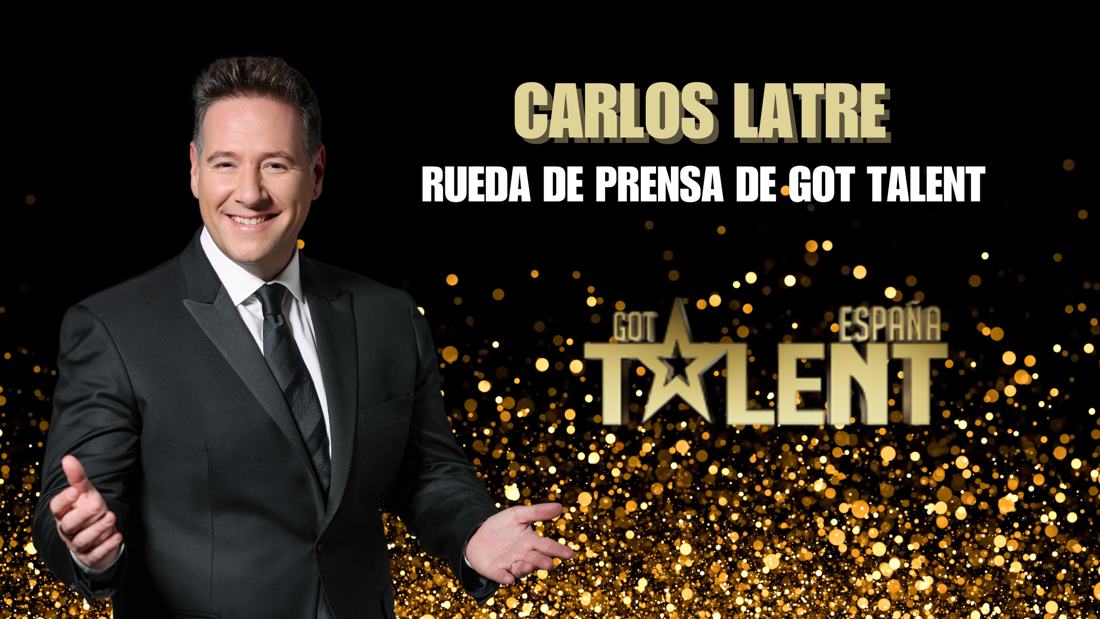 Carlos Latre posa durante la rueda de prensa de Got Talent España, programa en el que se estrena como miembro del jurado en la nueva temporada.