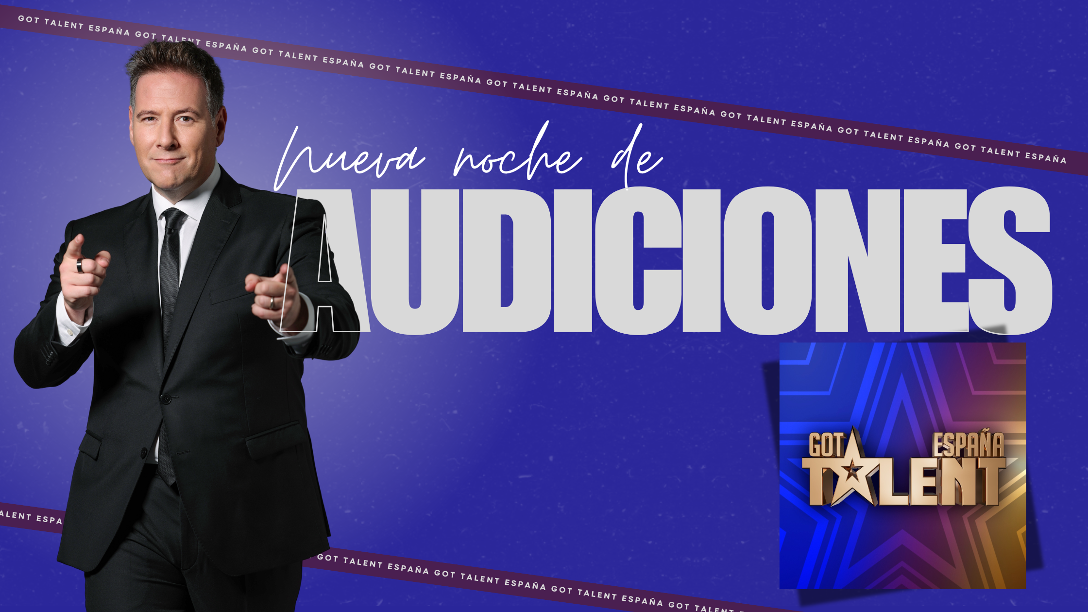 Carlos Latre como jurado en la nueva noche de audiciones de Got Talent España emitida en Telecinco.