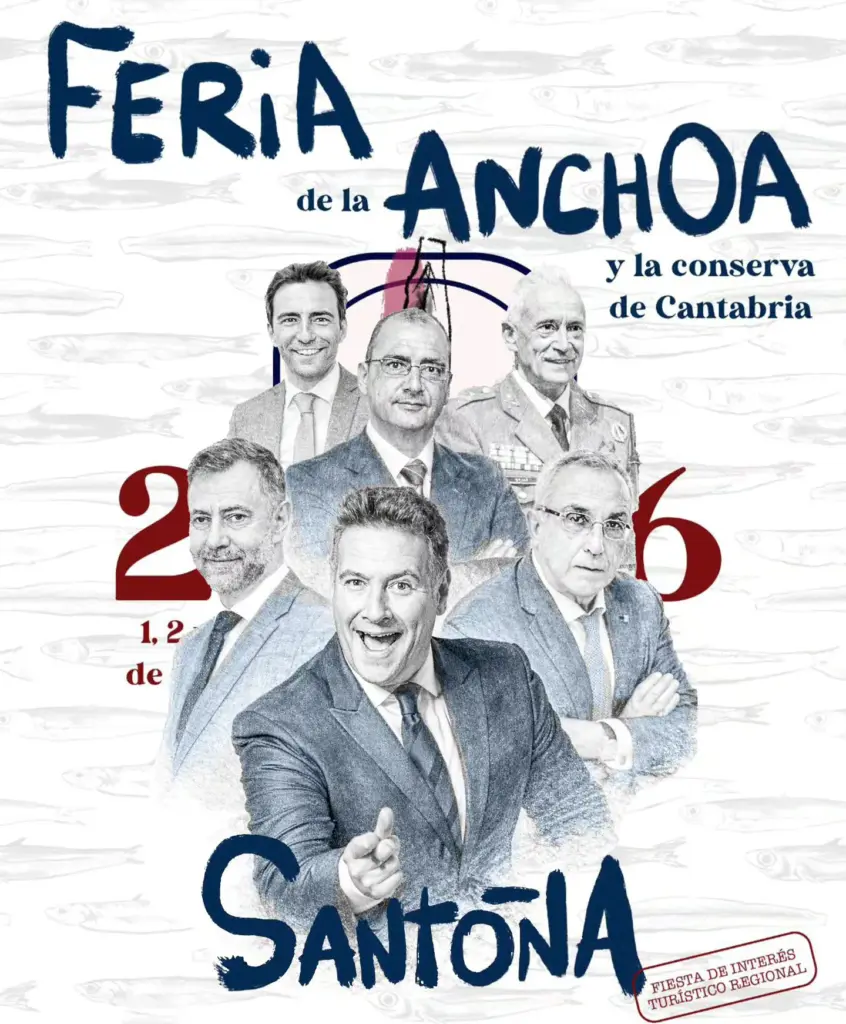 Carlos Latre será nombrado Cofrade de Honor en la Feria de la Anchoa y la Conserva de Cantabria celebrada en Santoña.